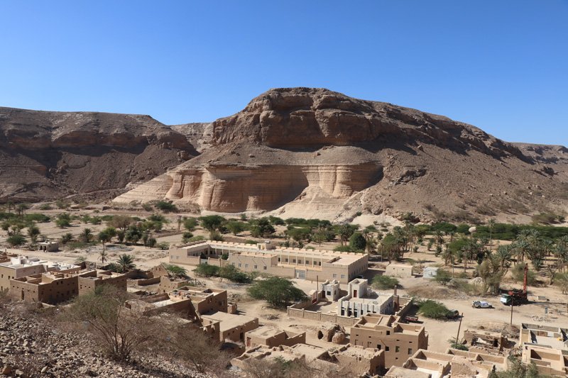 حفر بئر منطقة ظمر نهر وادي عدم مديرية ساه وادي حضرموت 